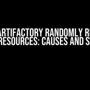 JFrog Artifactory Randomly Returns 404 for Resources: Causes and Solutions